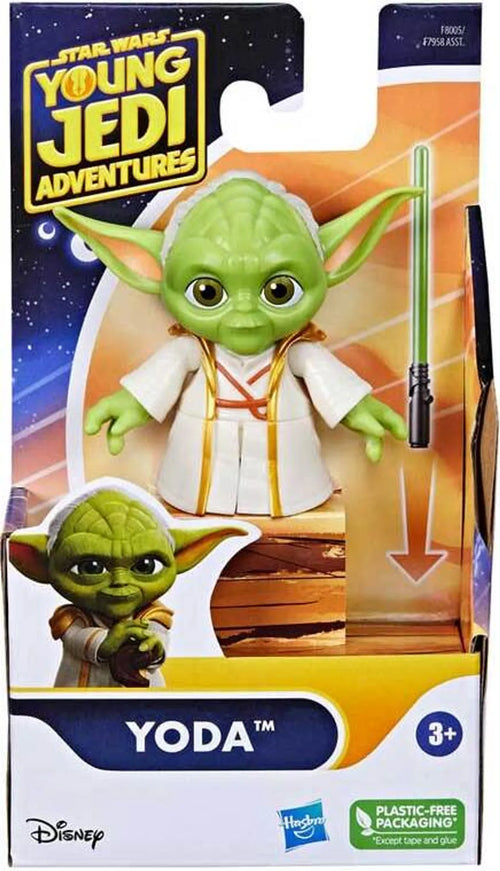 Young Jedi Adventures Yoda 3" Inch Disney Action Figure Star Wars Preschool