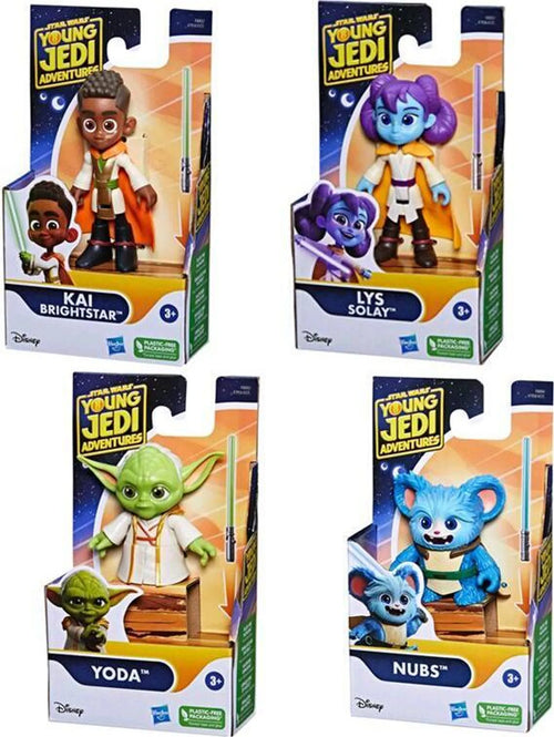 Young Jedi Adventures Yoda 3" Inch Disney Action Figure Star Wars Preschool