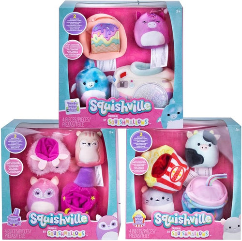 Squishmallows Squishville Mini-Spielset mit Zubehör